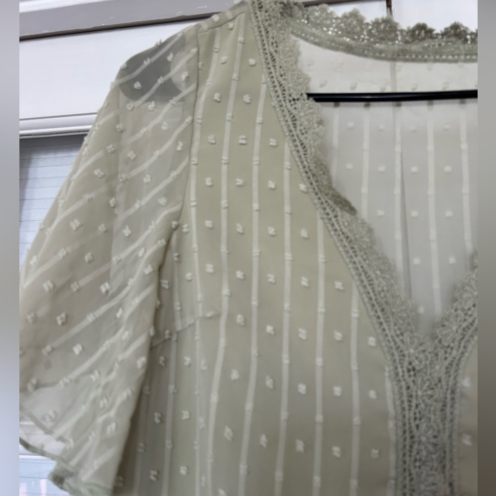 Sheer blouse